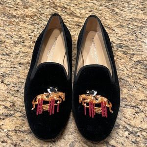 Stubbs & Wootton equestrian flats/slippers